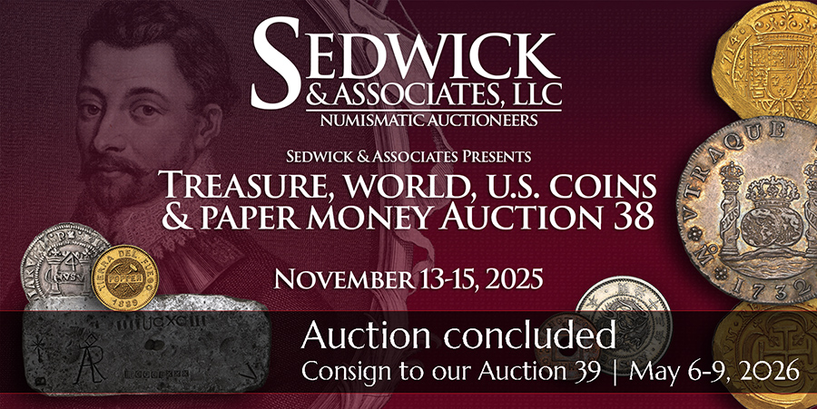 Sedwick & Associates Auction 38 -Nov. 13-15, 2025